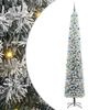 vidaXL С изкуствено коледно дърво с 300 LED светодиода Зелен 270 cm
