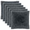 vidaXL Калъфка за възглавница 6 pcs HEERLEN Антрацит 80 x 80 cm