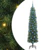 vidaXL С изкуствено коледно дърво с 300 LED светодиода Зелен 180 cm
