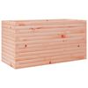 vidaXL Градинска кашпа, 90x40x45,5 см, масивна дугласка дървесина