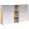 vidaXL Комплект шкафове за баня 3 бр. 106 x 16 x 62,5 см
