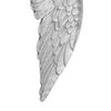 vidaXL Скулптура с криле Сребрист 17 x 5 x 59 см Алуминий