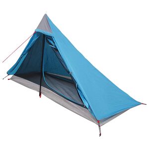 vidaXL Палатка за туристическа раница Синьо 222 x 85 x 125 см