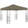 vidaXL Градинска шатра, 3x3 м, таупе, 180 г/м&sup2;