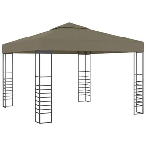 vidaXL Градинска шатра, 3x3 м, таупе, 180 г/м&sup2;