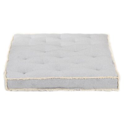 vidaXL Възглавница за палетен диван, сива, 120x80x10 см