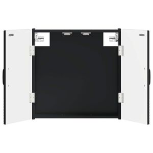 vidaXL Кабинет за дартборд HOORN Черно 52,5 x 10,5 x 53,5 см