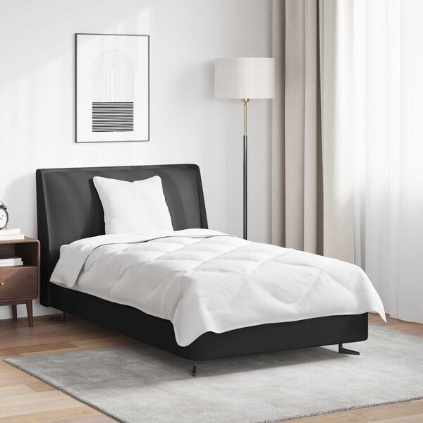 vidaXL Комплект завивки с възглавница 2 pcs Бяло Микрофибър