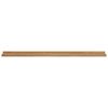 vidaXL Стенен рафт с рафт 2 pcs Кафяво 100 x 9 x 3 cm Инженерно дърво