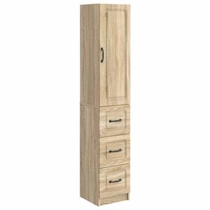 vidaXL Комплект шкафове 2 бр. 33 x 34,5 x 87 см Инженерна дървесина