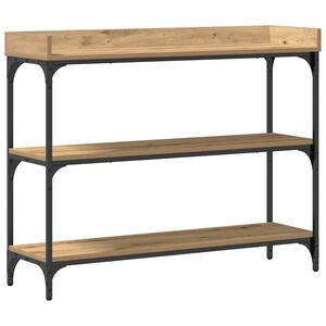 vidaXL Конзолна маса дъб артизан 100 x 30 x 80 см