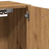 vidaXL Висящ шкаф за баня Artisan Oak 30x30x80 cm Инженерна дървесина