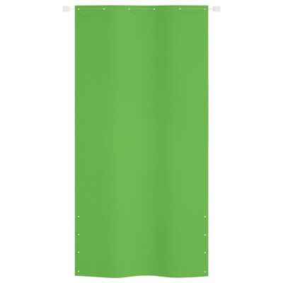 vidaXL Балконски параван, светлозелен, 120x240 см, оксфорд плат