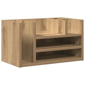 vidaXL Организатор за бюро Дъб артизан 44,5 x 24 x 25 см
