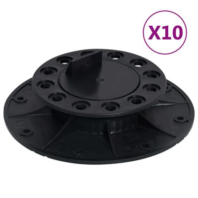 vidaXL Регулируеми крачета за декинг 10 бр 25-40 мм