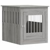 vidaXL Клетка за куче мебел, сив сонома, 64,5x80x71см, инженерно дърво