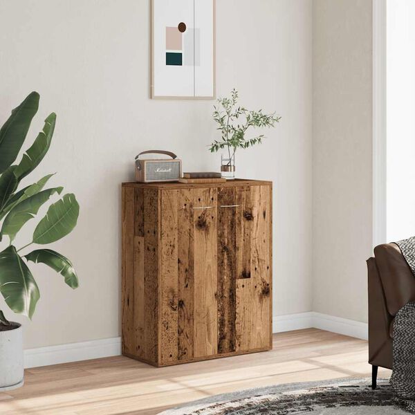 vidaXL Шкаф Old Wood 60x30x75 cm Инженерна дървесина