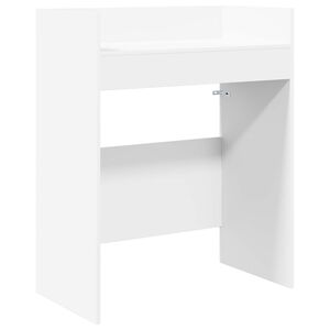 vidaXL DJ маса Бяло 82 x 45 x 102 см Инженерна дървесина