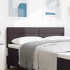 vidaXL Облегалка за глава с таблото Тъмен кафяв 160 cm Изкуствена