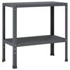 vidaXL Маса за засаждане 80 x 40 x 80 cm Прахово боядисана стомана