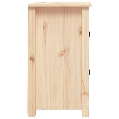 vidaXL Нощни шкафчета, 2 бр, 40x35x61,5 см, борово дърво масив