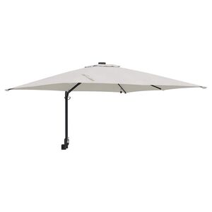 vidaXL Градински парасол Пясък 248,5 x 247,5 x 160 см