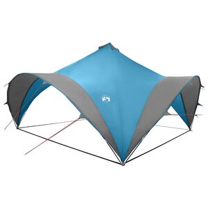 vidaXL Парти шатър Синьо 500 x 500 x 350 см Полиестер и стомана