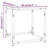 vidaXL Странична маса, Дъб сонома, 40x40x40 см, инженерно дърво