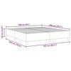vidaXL Платформено легло Светлосиво 160 x 200 cm текстил