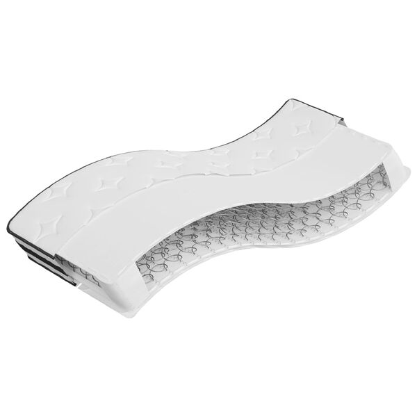 vidaXL Матрак бонел пружини Medium 90x190 см единичен размер