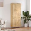 vidaXL Висок шкаф, дъб сонома, 69,5x34x180 см, инженерно дърво