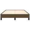 vidaXL Рамка за легло без матрак, тъмнокафява, 120x200 см, плат