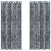 vidaXL Кадифени завеси 2 бр. Сребристо сиво 225 x 140 см Кадифе
