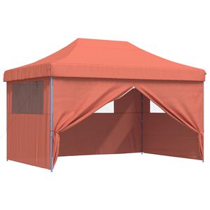 vidaXL Парти шатър 292 x 440 x 315 см Теракота Оксфордска тъкан
