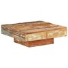 vidaXL Маса за кафе, 80x80x28 cм, регенерирано дърво масив