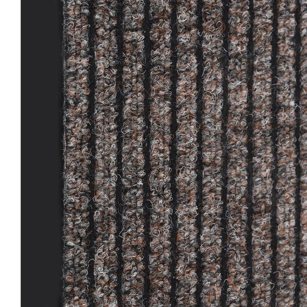 vidaXL Изтривалка раирана, бежова, 40х60 см