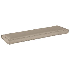vidaXL Възглавница Таупе 140 x 40 x 8 см Оксфордска тъкан