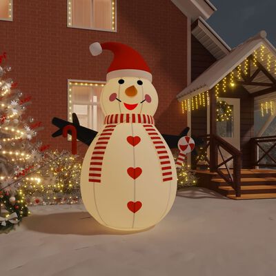 vidaXL Надуваем снежен човек с LED, 300 см