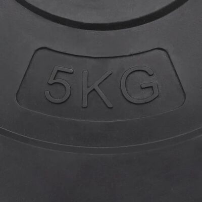 vidaXL Плочи за тежести, 6 бр, 30 кг, цимент