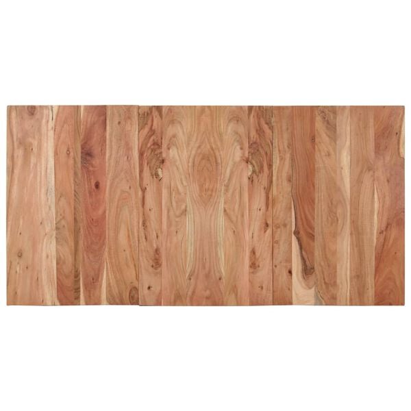 vidaXL Трапезна маса, 140x70x76 см, акациево дърво масив