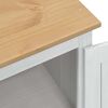 vidaXL Шкафове с чекмедже Бяло 76 x 50 x 170 см Солидно борово дърво