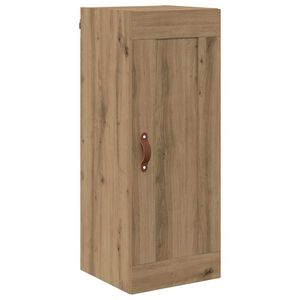 vidaXL Стенен шкаф Дъб 34,5 x 34 x 90 см Инженерно дърво