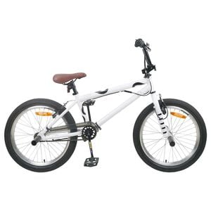 vidaXL BMX Велосипед 20 инча за деца над 9 години Бяло