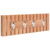 vidaXL Закачалка за стена 42x8,5x14 см масивна орехова дървесина