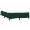 vidaXL Box Spring Легло без матрак Тъмнозелено 160x210 cm Кадифе