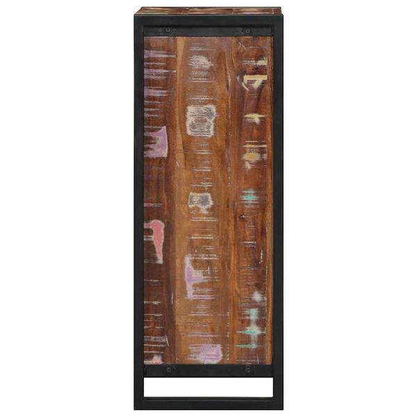 vidaXL Нощно шкафче 40x30x80 cm Масивна дървесина Възстановена