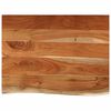vidaXL Плот за баня, 80x60x2,5 см, правоъгълен, масивно дърво акация