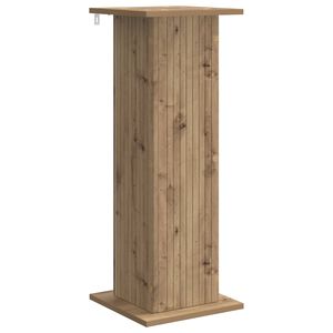 vidaXL Стойка за растения Дъб артизан 30,5 x 30 x 80,5 см