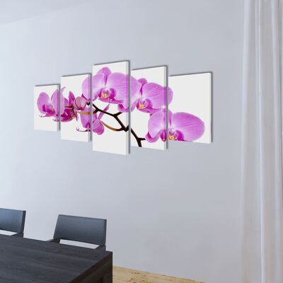 Декоративни панели за стена Орхидея, 100 x 50 см