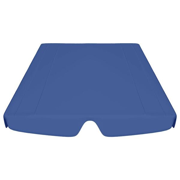 vidaXL Резервен сенник за градинска люлка, син, 188/168x145/110 см